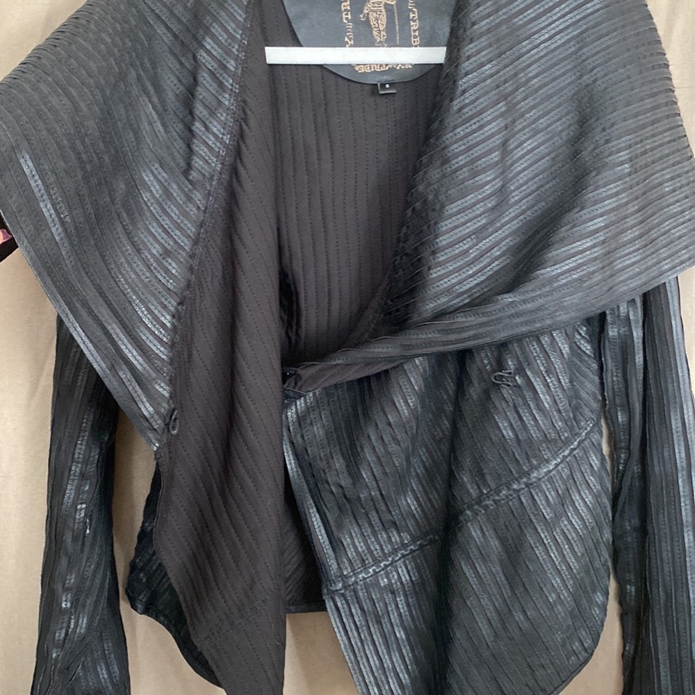 My Tribe Black Leather Jacket - Picture 9 of 16